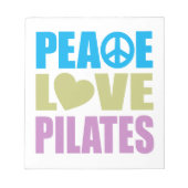 Peace Love Pilates Notitieblok (Voorkant)