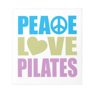 Peace Love Pilates Notitieblok