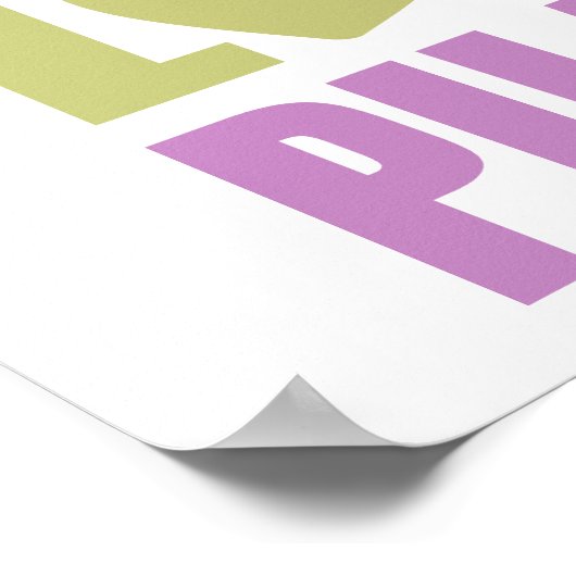 Peace Love Pilates Poster (Hoek)