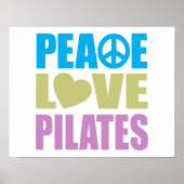Peace Love Pilates Poster (Voorkant)