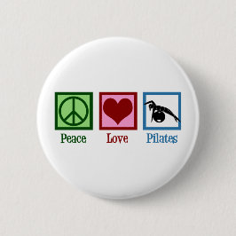 Peace Love Pilates Ronde Button 5,7 Cm
