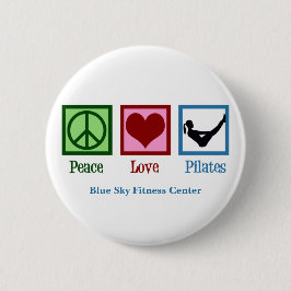 Peace Love Pilates Schattigee maatwerkstudio Ronde Button 5,7 Cm