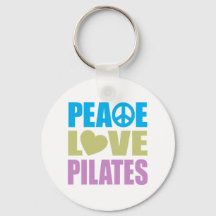 Peace Love Pilates Sleutelhanger