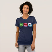Peace Love Pilates T-shirt (Voorkant volledig)