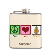 Peace Love Pineapple Custom Ivory Heupfles (Voorkant)