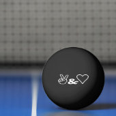 Peace & Love Ping Pong Ball (Net)