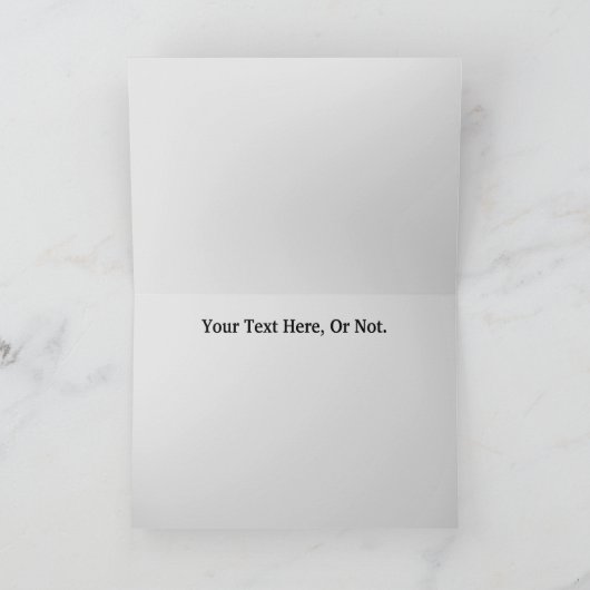 Peace Love Pirate Customize Card Kaart (Binnen)