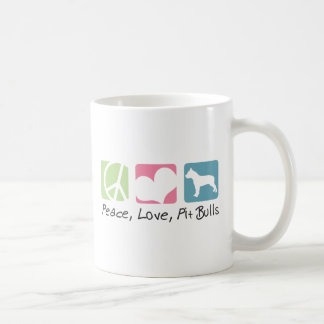 Peace Love Pit Bulls Koffiemok