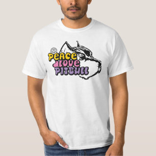 Peace Love Pitbull, antiBSL T-shirt