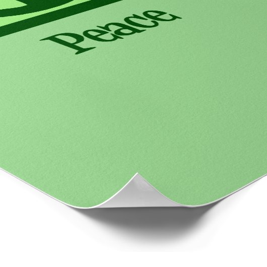 Peace Love Pizza Poster (Hoek)