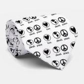 Peace Love Planet - Stropdas (Opgerold)