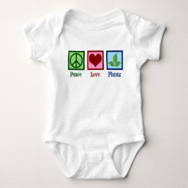 Peace Love Planten Romper