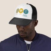 Peace Love Plastic Surgery Trucker Pet (In situ)