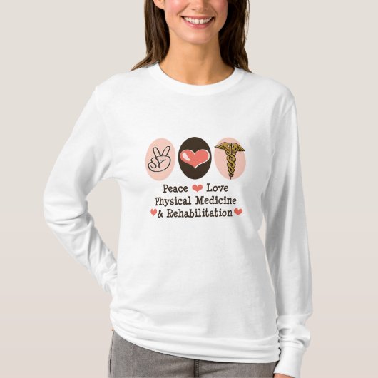 Peace Love PM&R Long-hoeve T-shirt (Voorkant)
