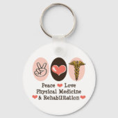 Peace Love PM&R-Sleutelhanger Sleutelhanger (Voorkant)
