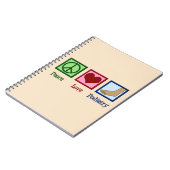 Peace Love Podiatry Notitieboek (Linkerzijde)