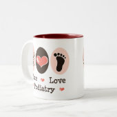 Peace Love Podiatry Podiatrist Mok (Voorkant links)