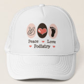 Peace Love Podiatry Podiatrist Pet (Voorkant)