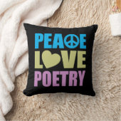 Peace Love Poetry Kussen (Deken)