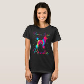 Peace Love Poodle Dog T-shirt (Voorkant volledig)