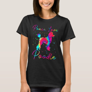 Peace Love Poodle    T-shirt