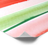 Peace Love Poster - Paint Stripes (Hoek)