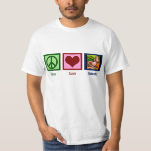 Peace Love Pottery T-shirt