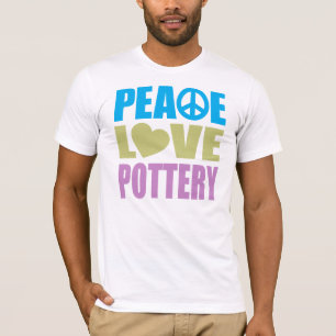 Peace Love Pottery T-shirt