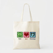 Peace Love Proctology Tote Bag (Voorkant)