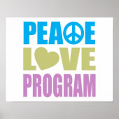 Peace Love Program Poster (Voorkant)