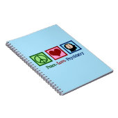 Peace Love Psychiatry Notitieboek (Rechterzijde)