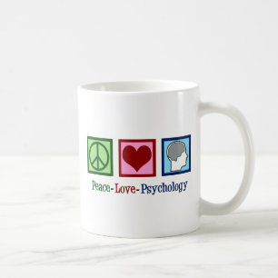 Peace Love Psychology Koffiemok
