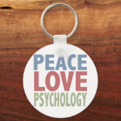 Peace Love Psychology Sleutelhanger (Voorkant)