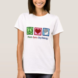 Peace Love Psychology T-shirt
