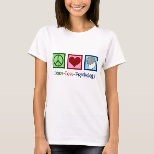 Peace Love Psychology T-shirt