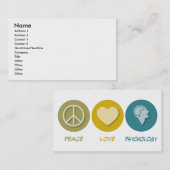 Peace Love Psychology Visitekaartje (Voorkant / Achterkant)