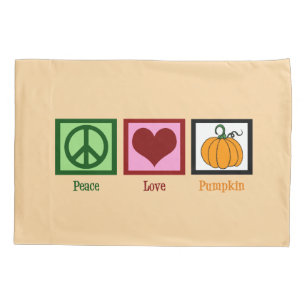 Peace Love Pumpkin Kussensloop