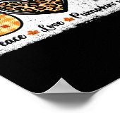 Peace Love Pumpkin Spice Poster (Hoek)