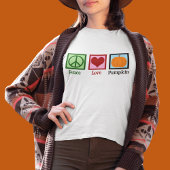 Peace Love Pumpkin Women's T-shirt