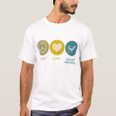 Peace Love Quality Assurance T-shirt (Voorkant)