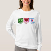 Peace Love Quilting T-shirt (Voorkant)