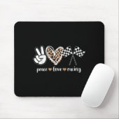 Peace Love Racing  Muismat (Met muis)