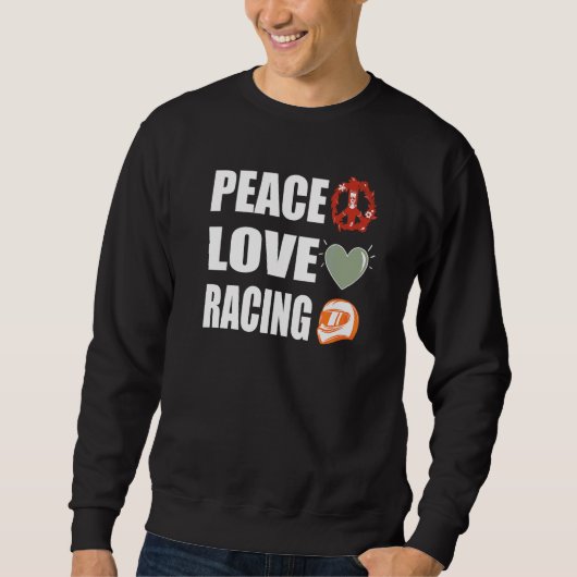 Peace Love Racing Trui (Voorkant)