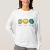 Peace Love Radiology T-shirt (Voorkant)