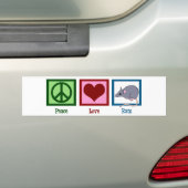 Peace Love Rats Bumpersticker (Op auto)