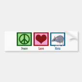 Peace Love Rats Bumpersticker (Voorkant)