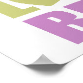 Peace Love Read Poster (Hoek)