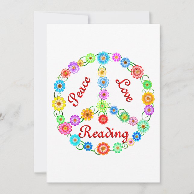 Peace Love Reading (Voorkant)