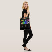 Peace Love Reading Cute Floral Heart Tote Bag (Op model)