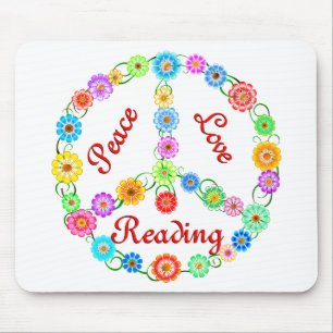 Peace Love Reading Muismat